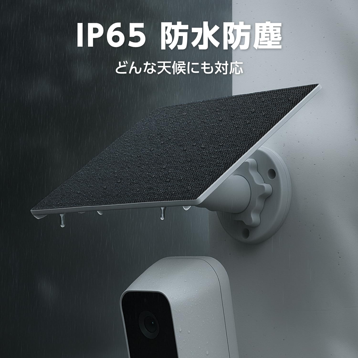 Amazon.co.jp: LinkJapan 防犯カメラ用 5W ソーラーパネル Type-C接続